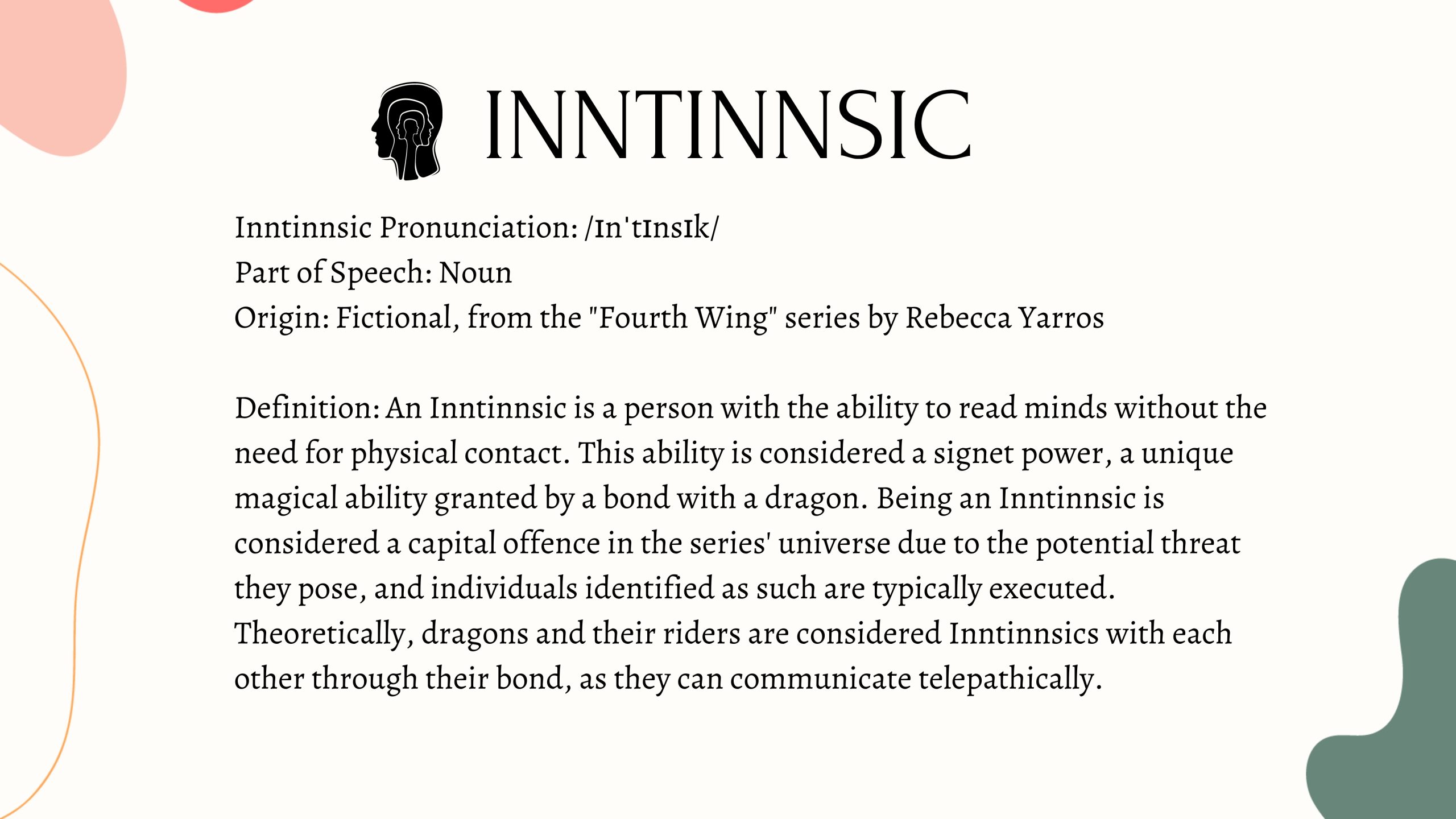 Inntinnsic Fourth Wing Rebeccca Yarros