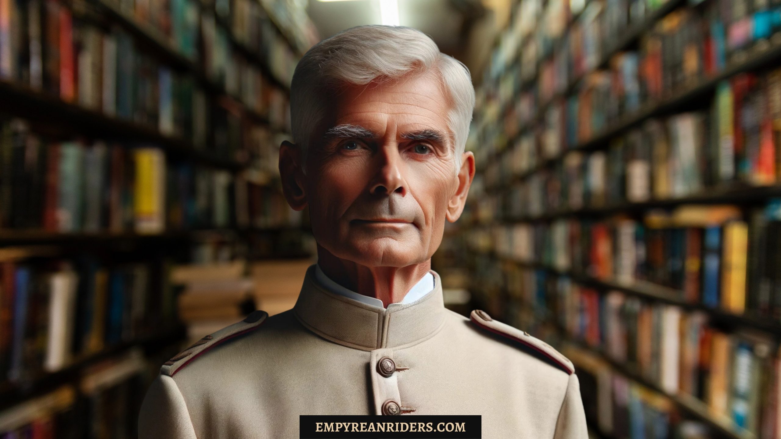 Colonel Lewis Markham, dressed in cream Empyrean Series by Rebecca Yarros