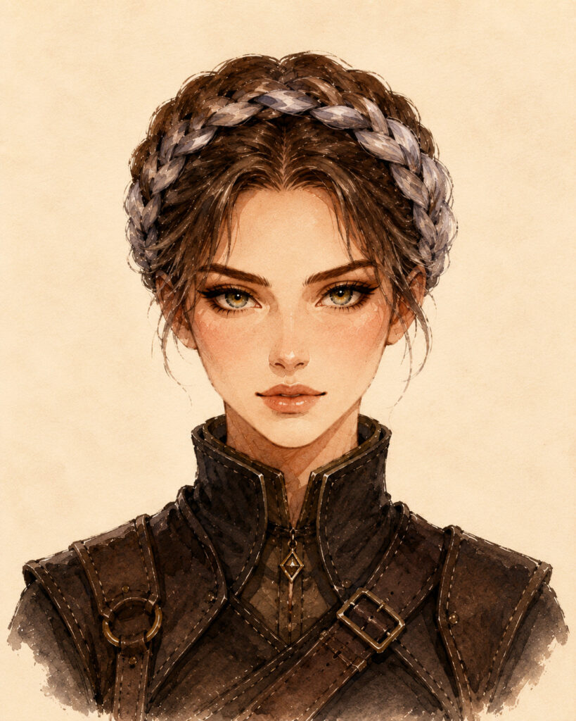 Violet Sorrengail Drawing - Copyright Cory from Empyrean Riders