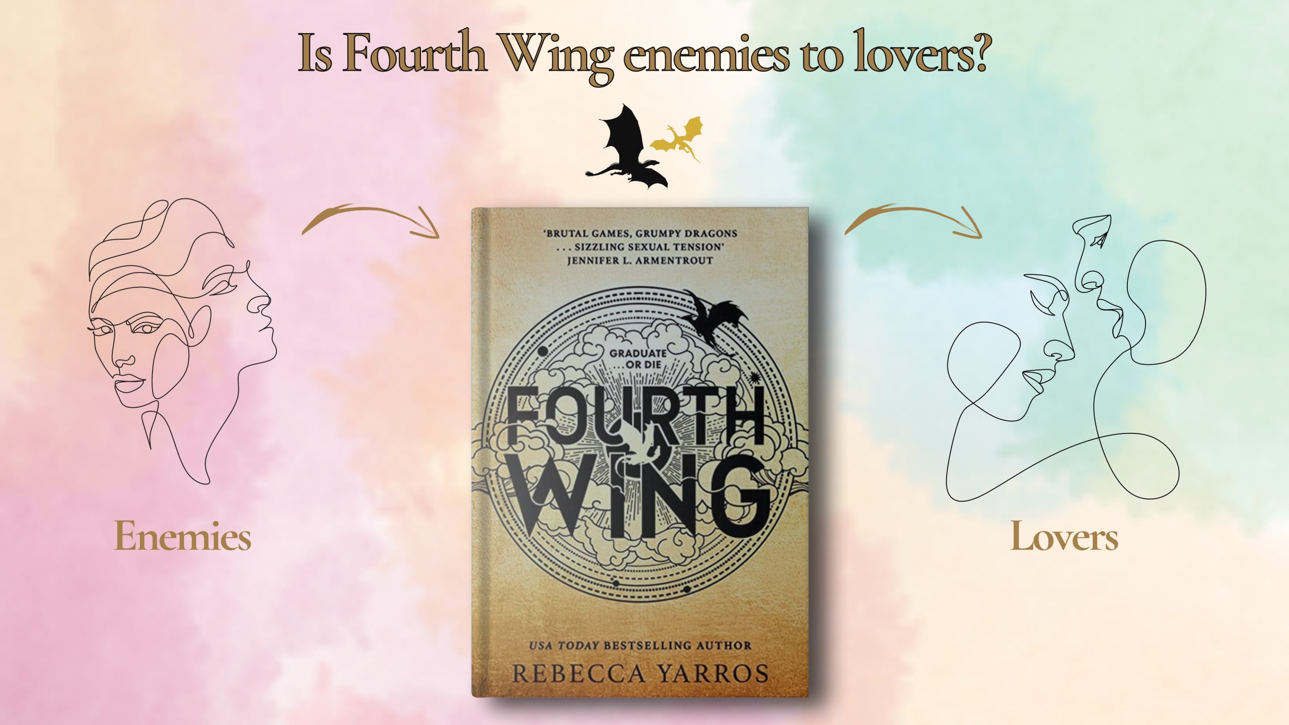 is fourth wing enemies to lovers - Rebecca Yarros