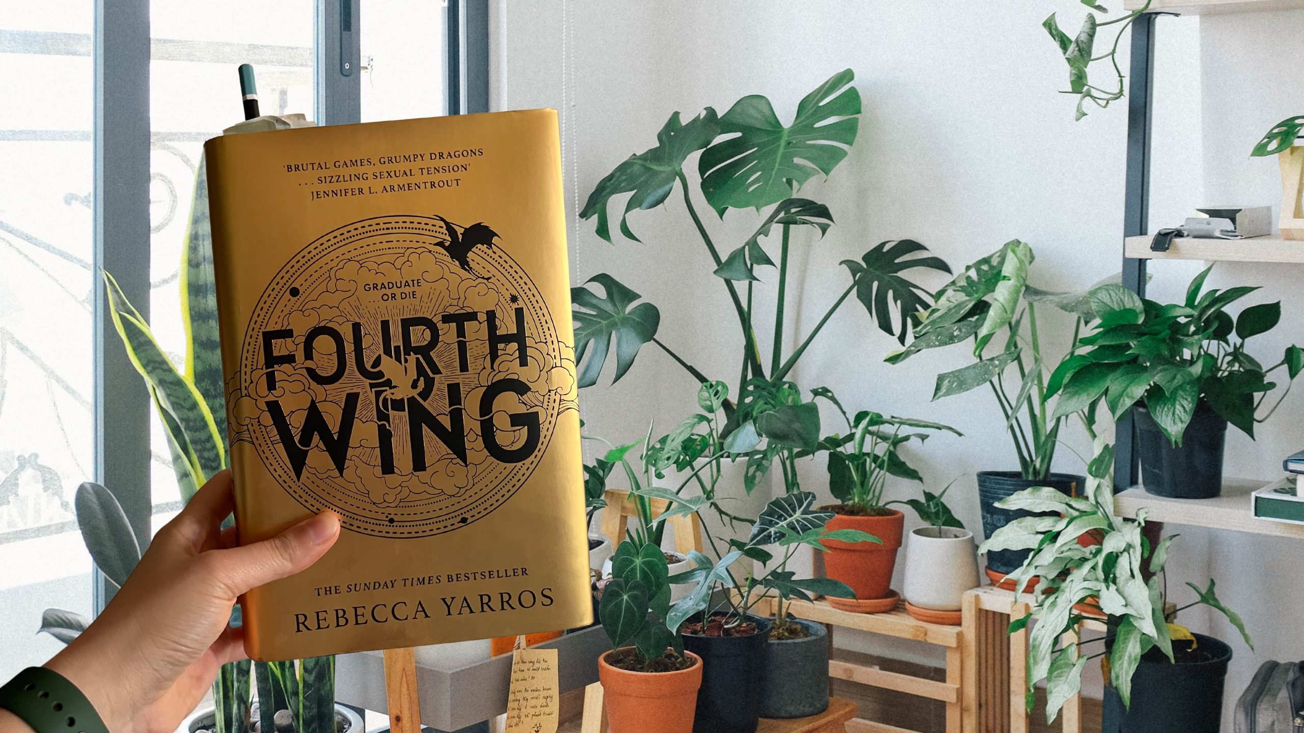 Is Fourth Wing Spicy? My hardcover book by Rebecca Yarros