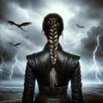 Violet Sorrengail wielding lightening to destroy venin