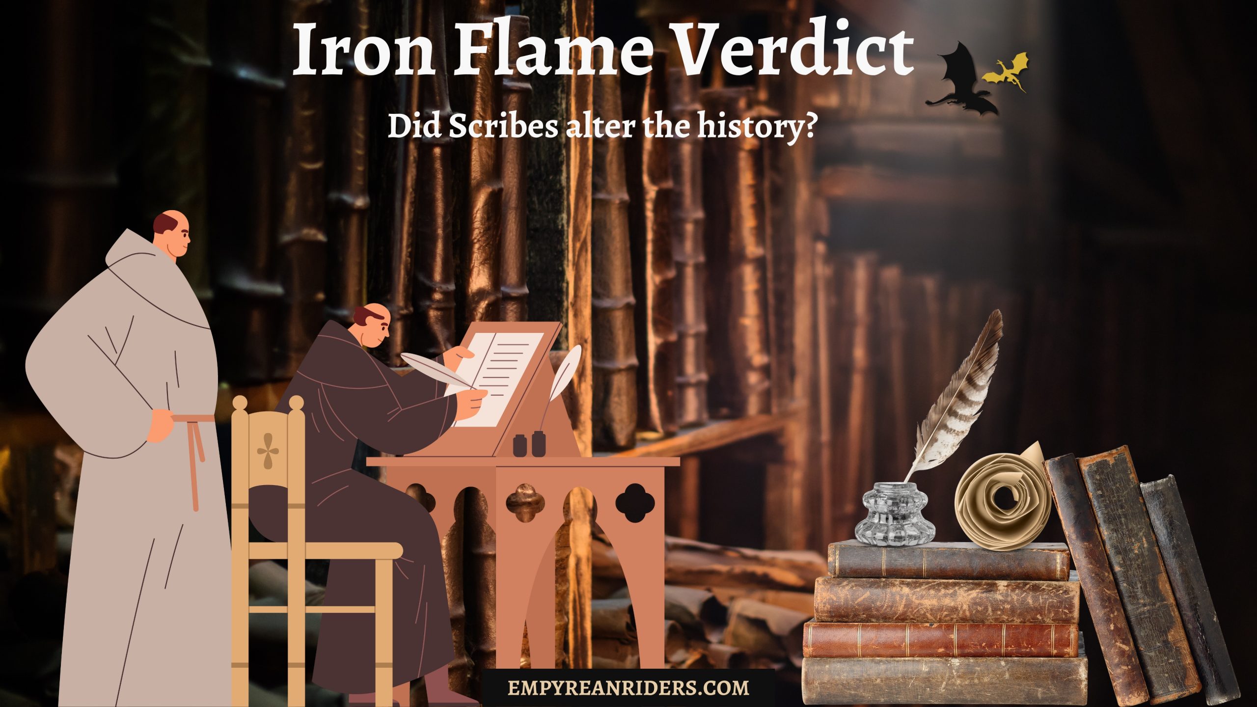 Fourth Wing theory verdict thanks to Iron Flame - Did Scribes alter the history