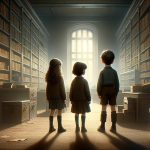 The three siblings: Brennan, Mira and Violet as children