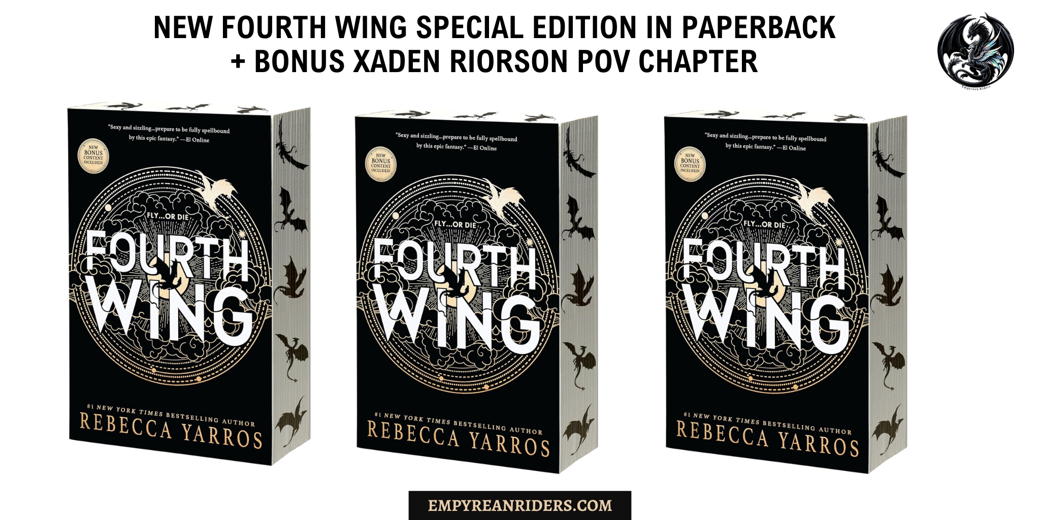 New Fourth Wing Paperback – With a brand new Xaden POV