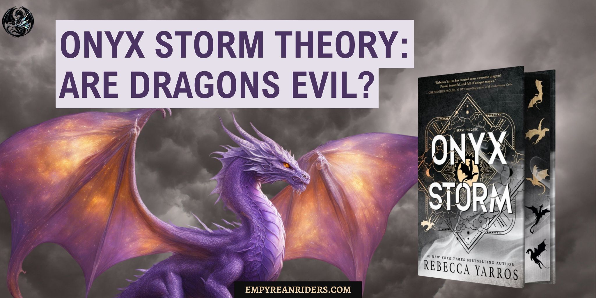 Onyx Storm Theory: Are the dragons evil?